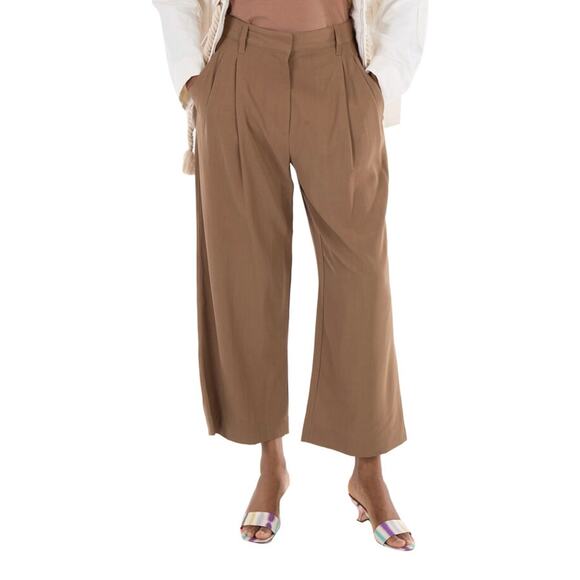 3.1 Phillip Lim Ladies Khaki Cropped Straight Tailored Pants, Brand Size 0 Women - Picture 1 of 11